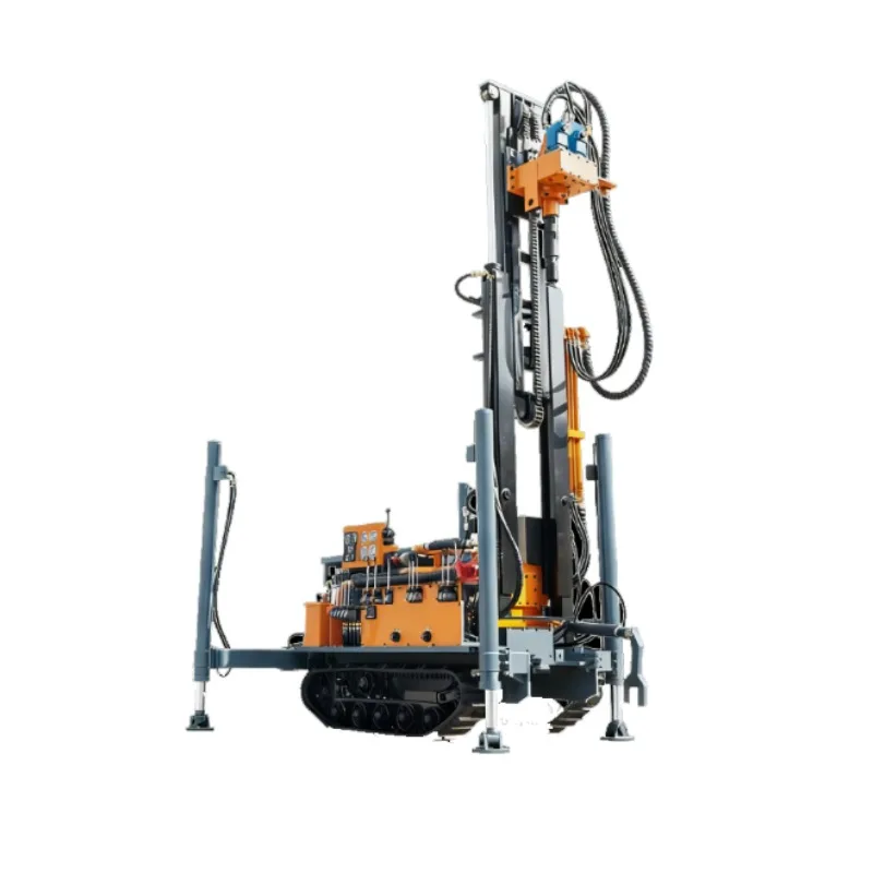 New 2025 Custom Products 160m 200m 300m 400m Water Well Drilling Rig Full Hydraulic Top Drive Borehole Machine Heavy Duty High T
