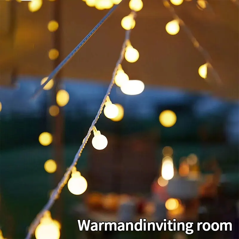 LED Colored Lamp Flashing Light String Light Chain Light Starry Ball Lighting Chain Star Light Christmas Small Colored