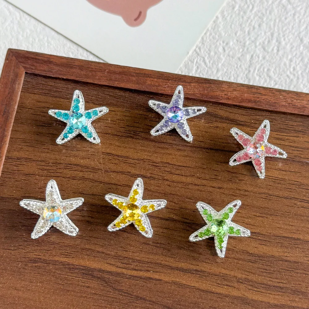 

Сердечный дизайн 30 шт. 20*22 мм DIY бусины из сплава для ручки/формы морской звезды/эффект страз/ручная работа/ювелирные аксессуары # 18992