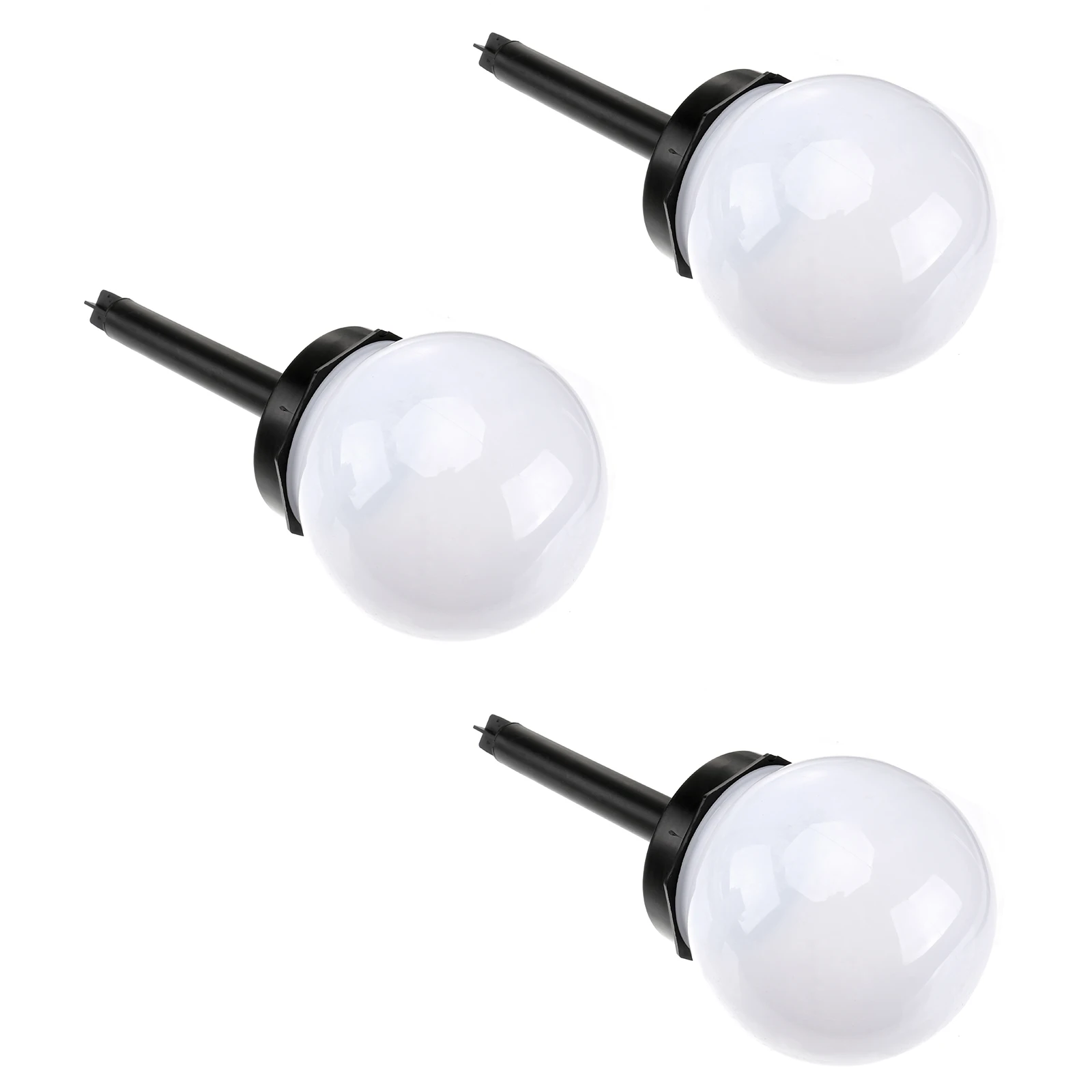 

3pcs Solar Garden Lights Lawn Lamp LED Outdoor Pathway Ground Wide Angle Deck Plastic Waterproof Landscape Lighting