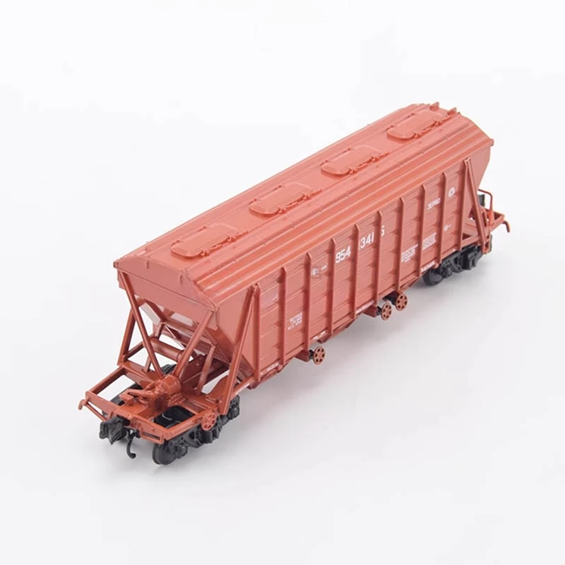 HO 1/87 Train Carriage SJLKN002 Soviet Grain Transport Car 19-752 Russian Railway Hopper Car Train Model Toy