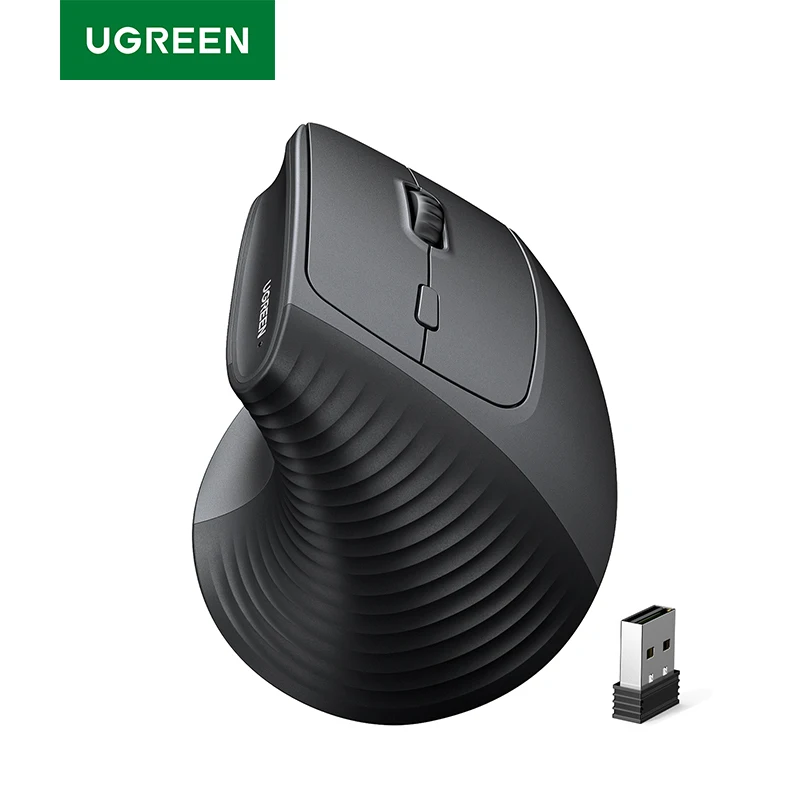 UGREEN Vertical Wireless Mouse Ergonomic Computer Mouse