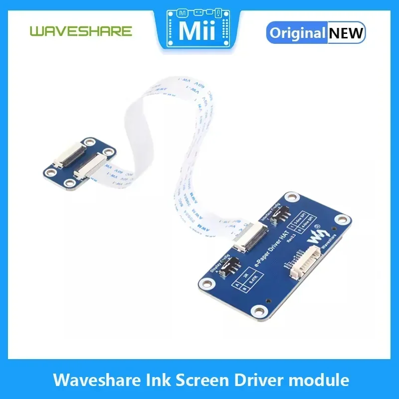 

Waveshare Ink Screen Driver module SPI interface supports Raspberry Pi 4/Zero W/Jetson Nano