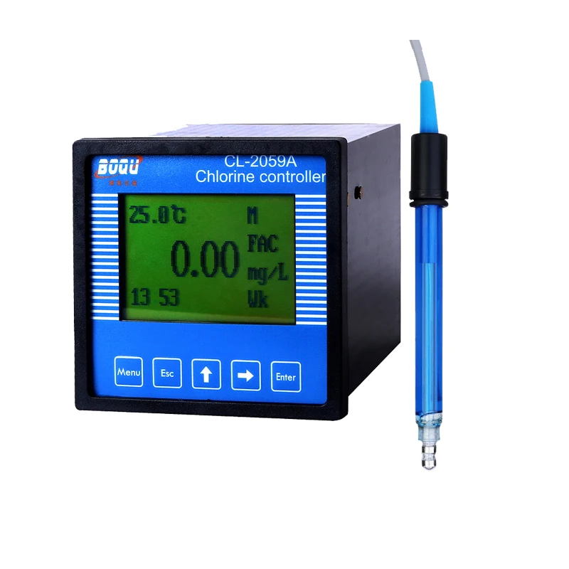 water online chlorine water test kit meter measure residual chlorine controller