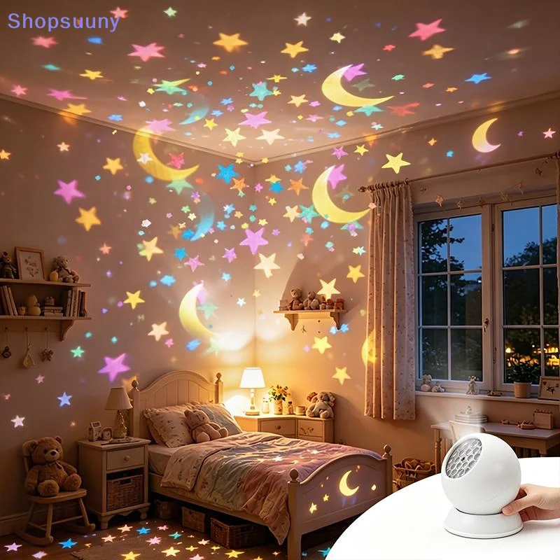 [SU]Christmas Dynamic Rotating Projection Stage Lamp Colorful Holiday Light For Outdoor Decorative Festive Stage Lights[SU]