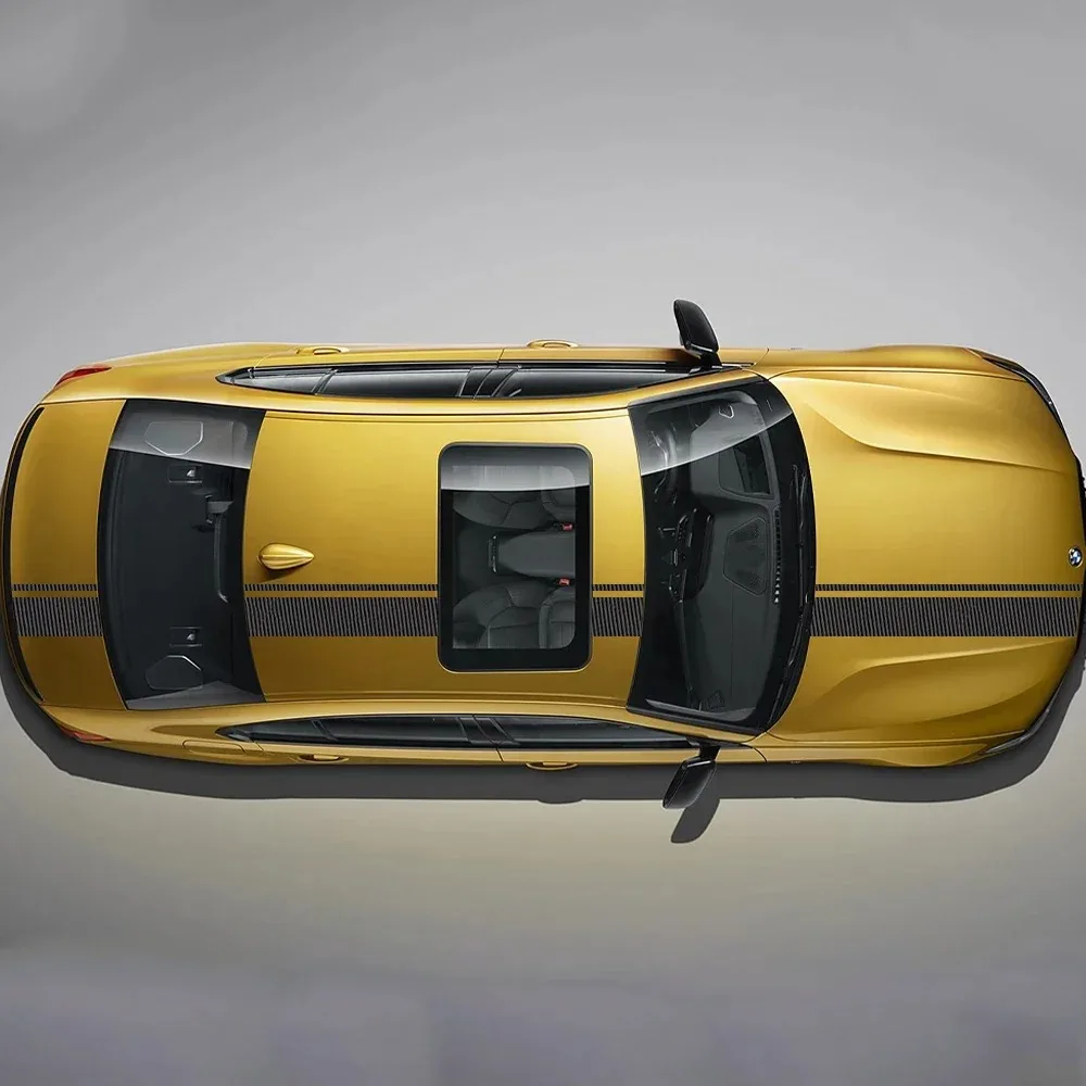 

Car Hood Bonnet Roof Trunk Kit Long Racing Stripe Stickers For BMW 3 Series M3 E90 F30 G20 Vinyl Decals Auto Tuning Accessories