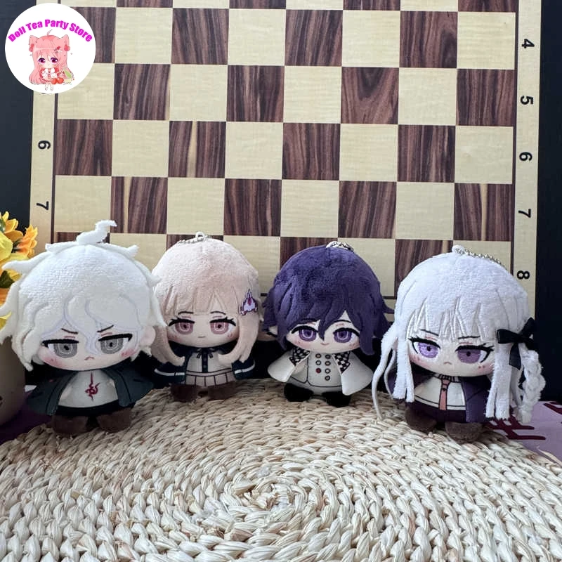 

Nagito Komaeda Kirigiri Kyoko Print Plush Doll 10cm Anime Cosplay Cotton Sea Star Body Pendant Keychain Backpack Decor Toys Gift