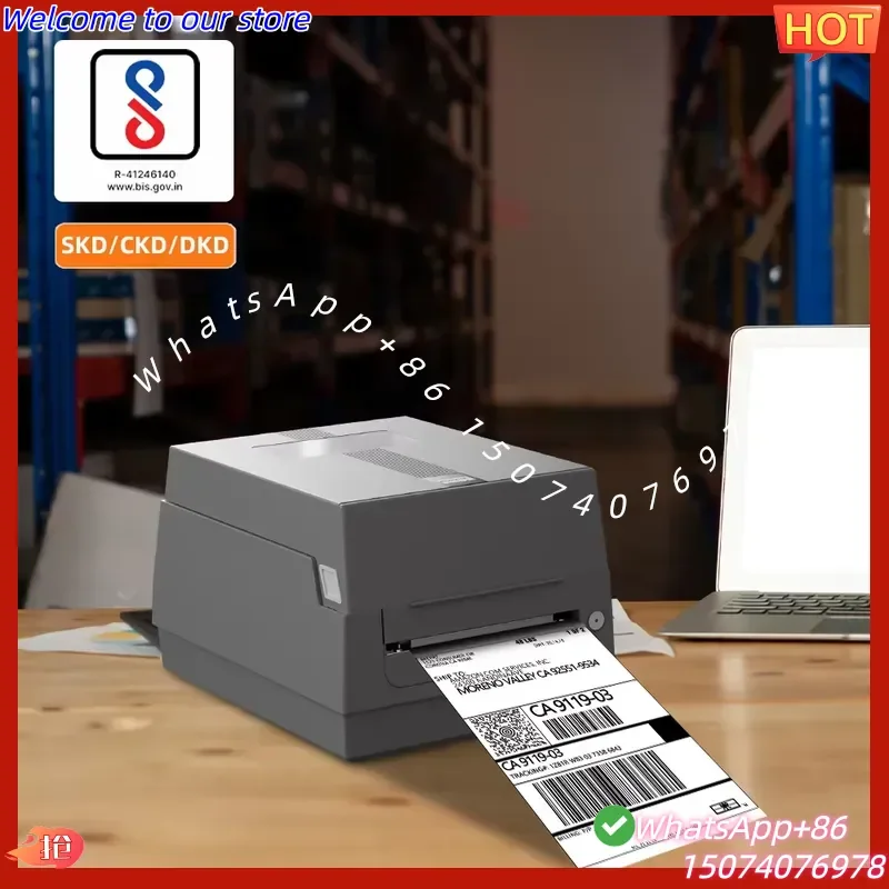 2026 110mm Thermal Transfer Ribbon Jewelry Printer 300dpi 600dpi Label Express Industry Barcode Shipping Sticker Label