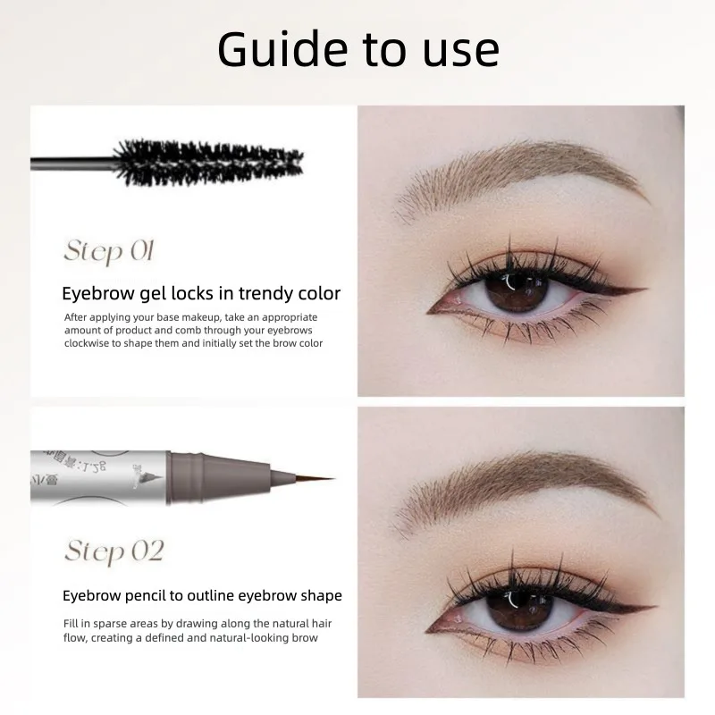 Luo Xiaoman's Double-head Eyebrow Dye Is Multi-purpose, Waterproof, Sweat-proof, Long-lasting, Natural And Three-dimensional