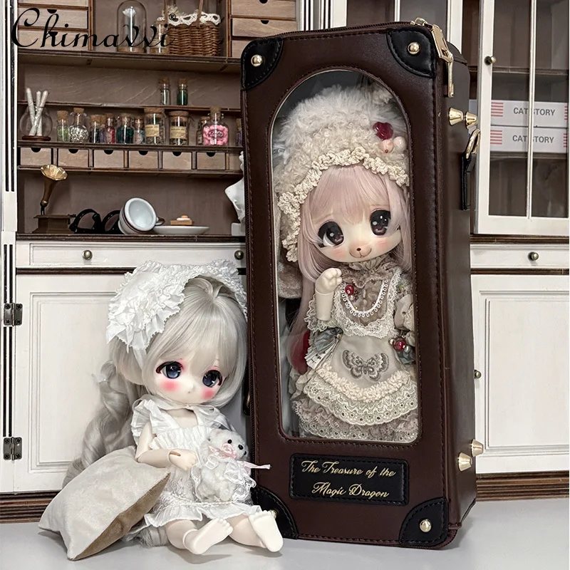 

Оригинальная новая японская 6-точечная сумка для куклы Bjd, студенческая милая сумка для коллекции кукол, портативная сумка через плечо Bjd, сумки на плечо