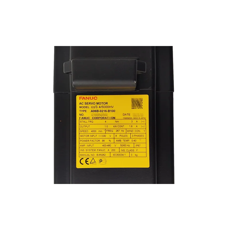 

Новый двигатель Fanuc A06B-0216-B100, гарантия 12 месяцев.