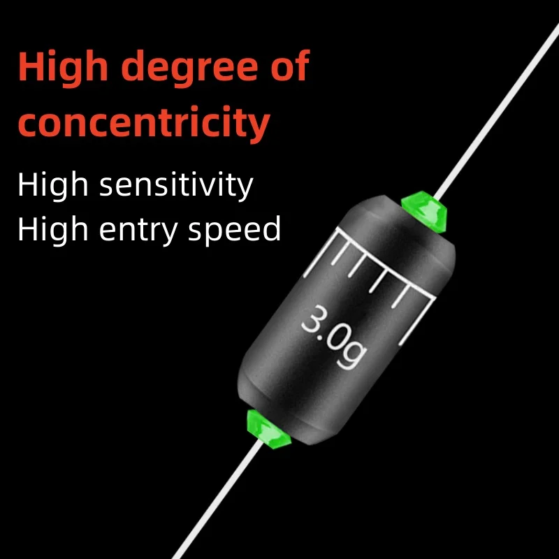 New Water Drop Sinkers with Scale Adjustable Fishing Weights Kit Fishing Alertness Compact Cylindrical Graduated Fishing Sinkers