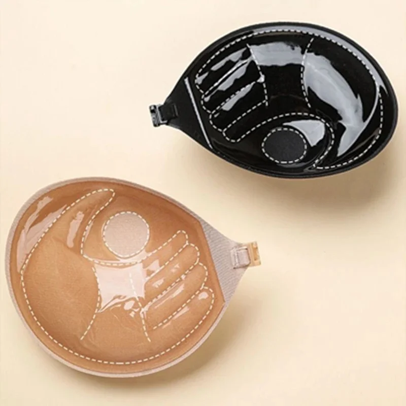 3cm Lift Silicone Adhesive Bra - Waterproof Invisible Push Up for Wedding & Backless Dresses, Natural Curve for Small Chest