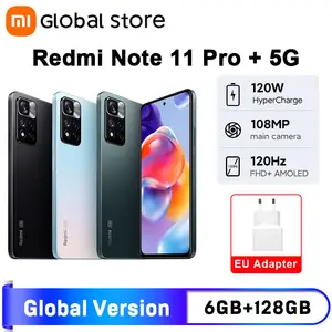 グローバル版小米Redmi Note 11 Pro+5 G 6 GB RAM 128 GB ROM 8コアDimensity 920 120 W  HyperCharge 120 Hz AMOLED 108 MP - AliExpress