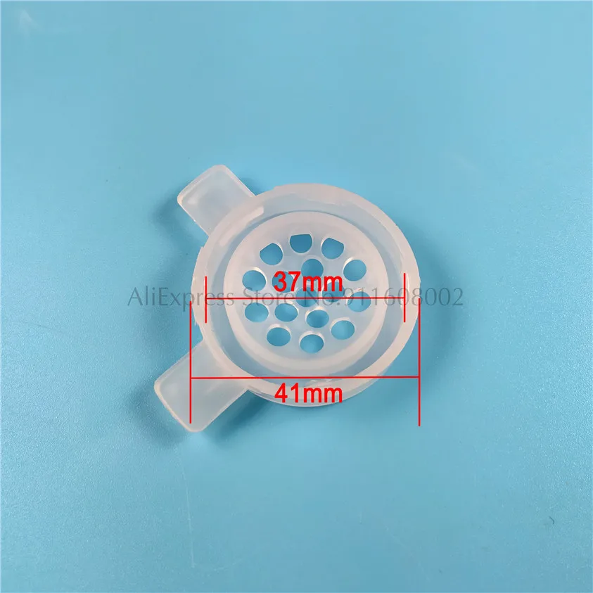 7 في 1 قبعات النمذجة البيضاء قطع الغيار تركيبات 7 أغطية على شكل لاستبدال آلة الآيس كريم الناعمة القطر الداخلي 37 مللي متر