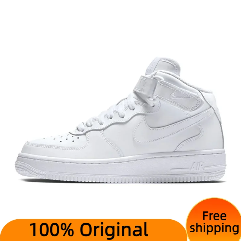 

Nike Air Force 1 Mid White GS