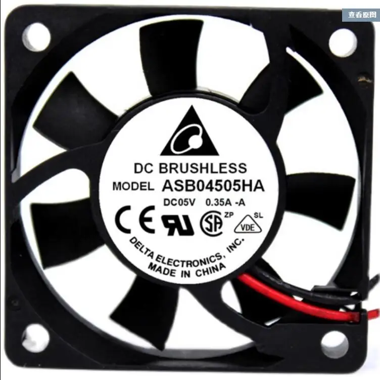 

Delta Electronics ASB04505HA DC 5V 0.35A 60x60x10mm 2-Wire Server Cooling Fan