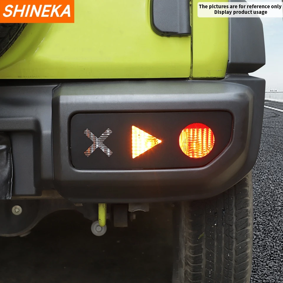 

SHINEKA Car Taillight Lamp Protector Cover Trim for Suzuki Jimny 2019 2020 2021 2022 2023 2024 2025 Up Exterior Accessories
