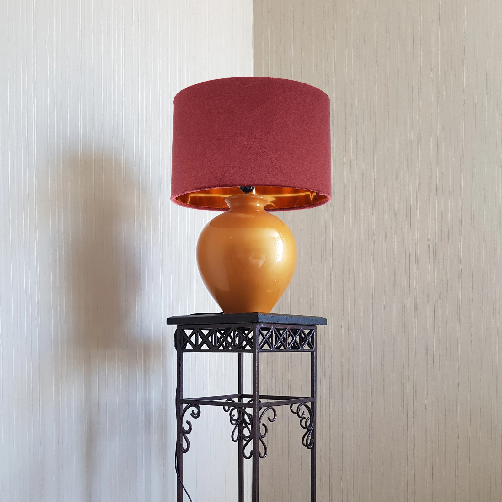 

Modern Cloth Lampshade Table Light Cover Rustic Conical Fabric Shade Bedroom Living Room Warm Atmosphere Lighting Accessories