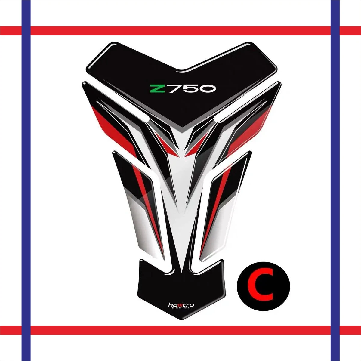 Рисунок 5 - 3D-наклейки на бак мотоцикла Kawasaki