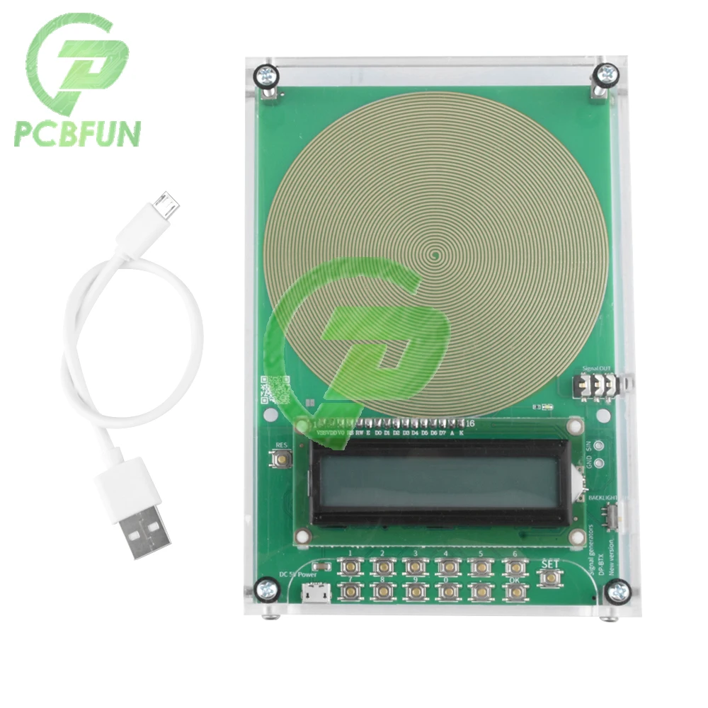 

Signal generator 0.1Hz~30000Hz sine adjustable Schumann wave generator sine output signal generator circular wave