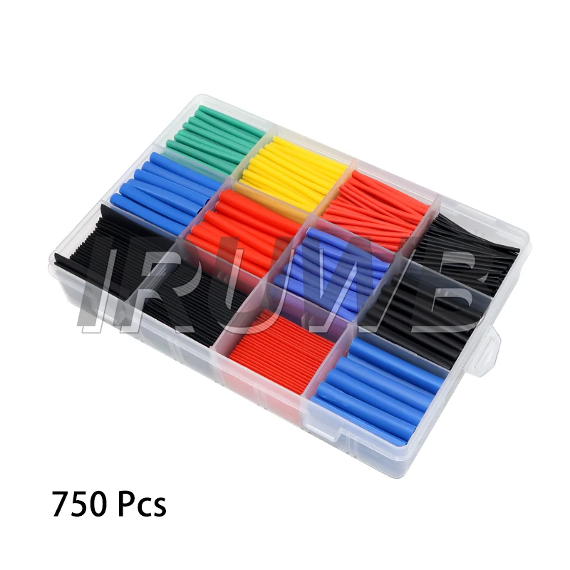 Per cavi termoretraibili Tubo termoresistente kit tubi termorestringenti Termoretractil Tubo termoretraibile Confezione assortita Isolamento fai da te