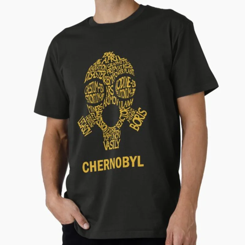 

0306 Chernobyl 1986 Danger exclusion zone Nuclear disaster Retro gift t shirt Ghost City Pripyat Graphic Clothes All size Tops