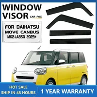For Daihatsu Move Canbus LA800 LA850 Car Window Visor Awning Shelters Windshield Side Window Rain Sun Shade Auto Accessories