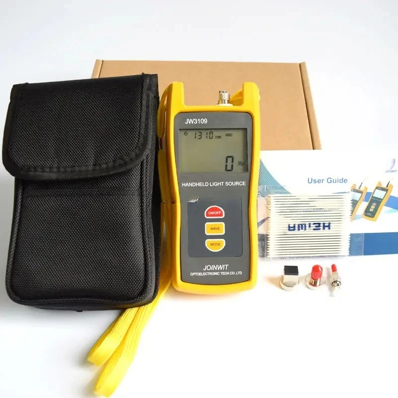 Handheld Fiber Optical Light Source, JW3109, 1310/1550nm, with FC, SC, ST, LC Connector