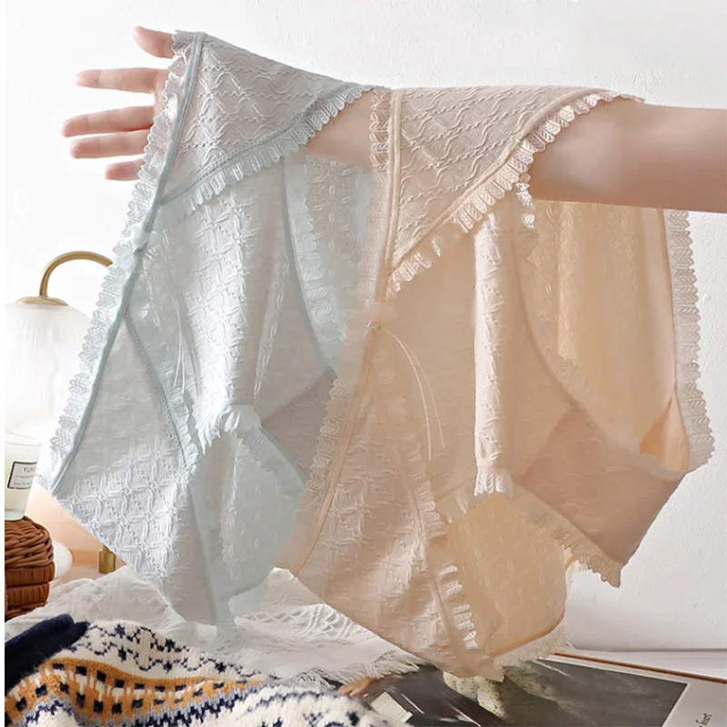 

Женское хлопковое нижнее белье с высокой талией, сексуальные дышащие трусики, бесшовные Однотонные трусы, женское нижнее белье