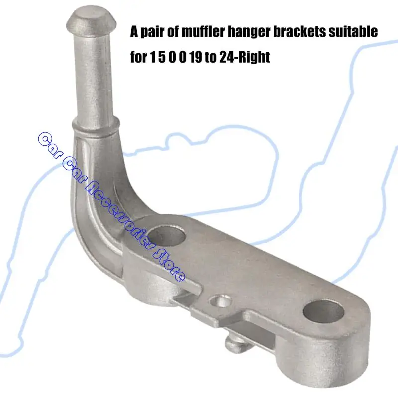 

242D Truck Accessories for 1500 2019-2024 Passenger Side Exhaust Muffler Bracket Assembly 68395841AA Replacement Part