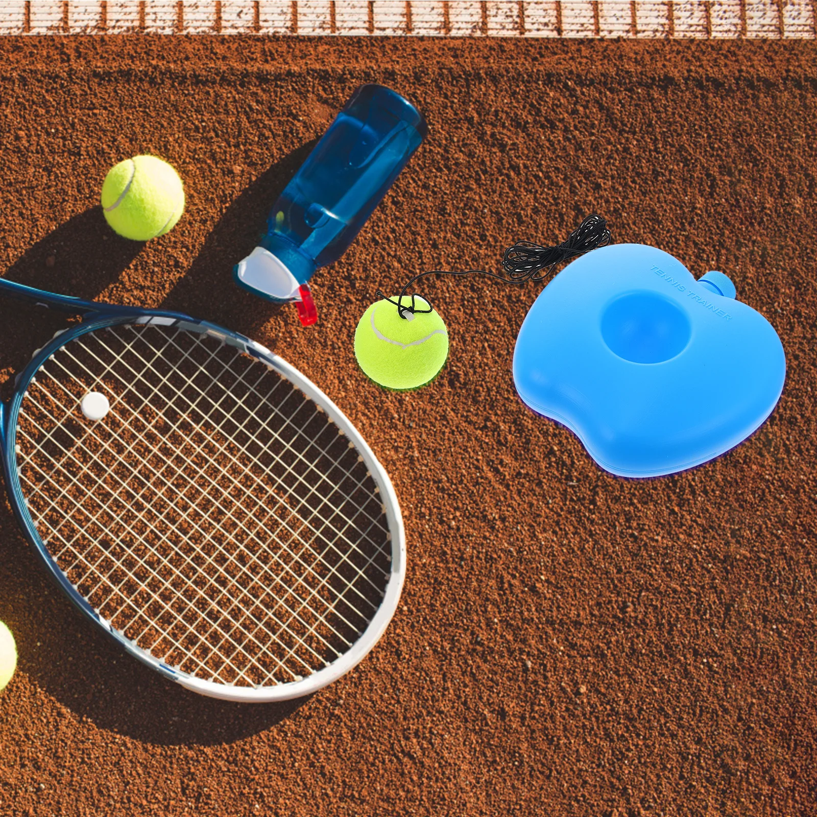 

1 комплект, теннисная тренировочная база для детей, рефлекторные навыки, координация глаз и рук, спортивная игрушка, инструмент для тренировок в помещении и на открытом воздухе, теннис