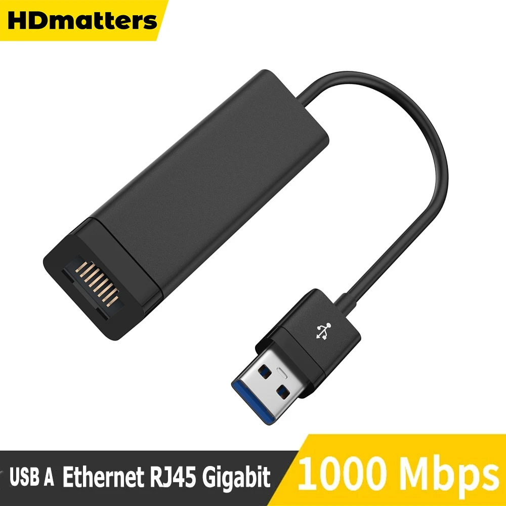 USB 3.0 إلى جيجابت إيثرنت محول 1000Mbps Realtek RTL8153 USB إلى جيجابت RJ45 USB 3.0 Network Hub RJ45 كابل ماك بوك محول