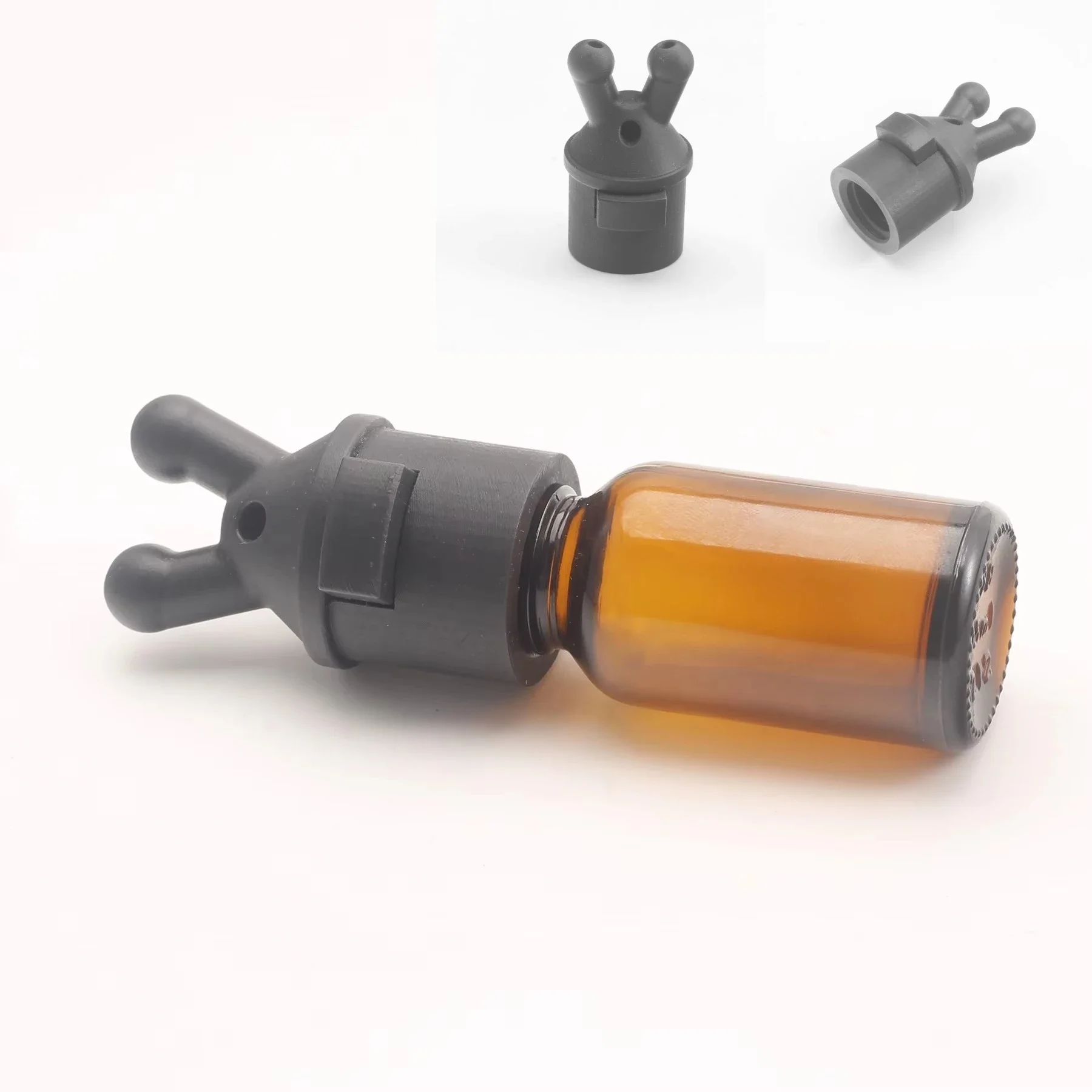 A new type of leak proof mini glass esntial oil bottle, portble inhlion type esential oil bottle cap, reuable adult porgraic toy