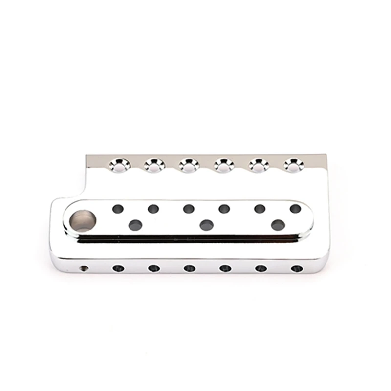 6-Hole Vintage 83Mm Tremolo Bridge Plate For Fender Stratocaster Strat Electric Guitar System Parts,Chrome