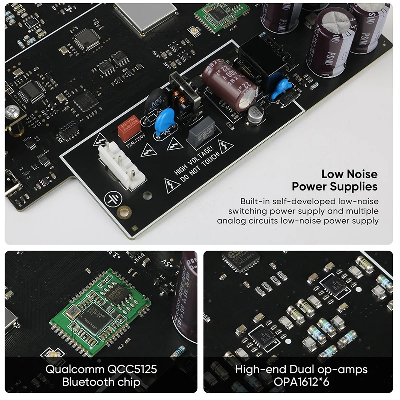 Imagem -04 - Decodificador de Saída Balanceado Smsl com Controle Remoto Hires Audio Dac Es9038q2mx2 Bluetooth Dsd512 32bit 768khz Opa1612x4