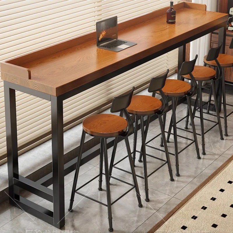 

Nordic Balcony Bar Tables Accent Cocktail Party Garden Furniture Bar Tables Kitchen Coffee Shop Furniture Esstische Lsbt