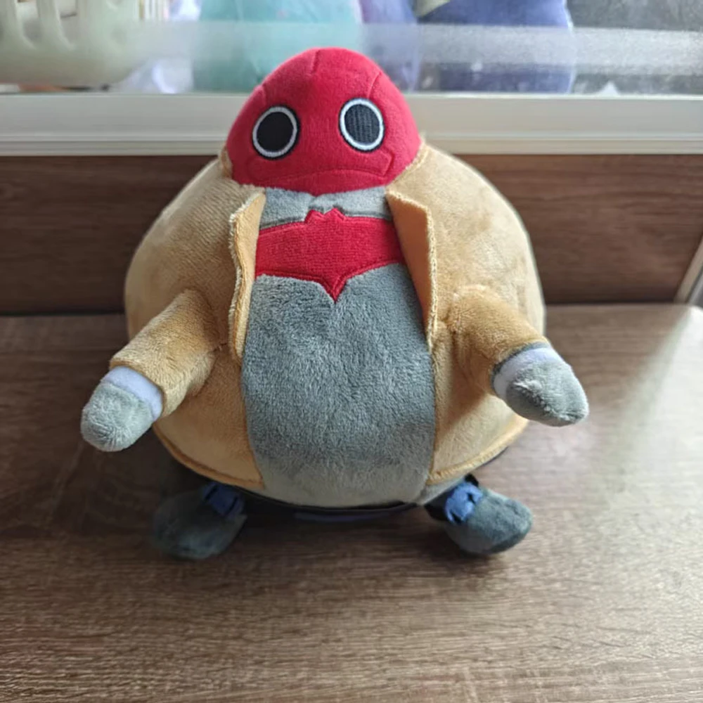 

22cm Super Funny Anime Game Character Red Head Fat Jason Todd Plush Toy Lovely Cartoon Home Sofa Desktop Decoration Plushie Doll