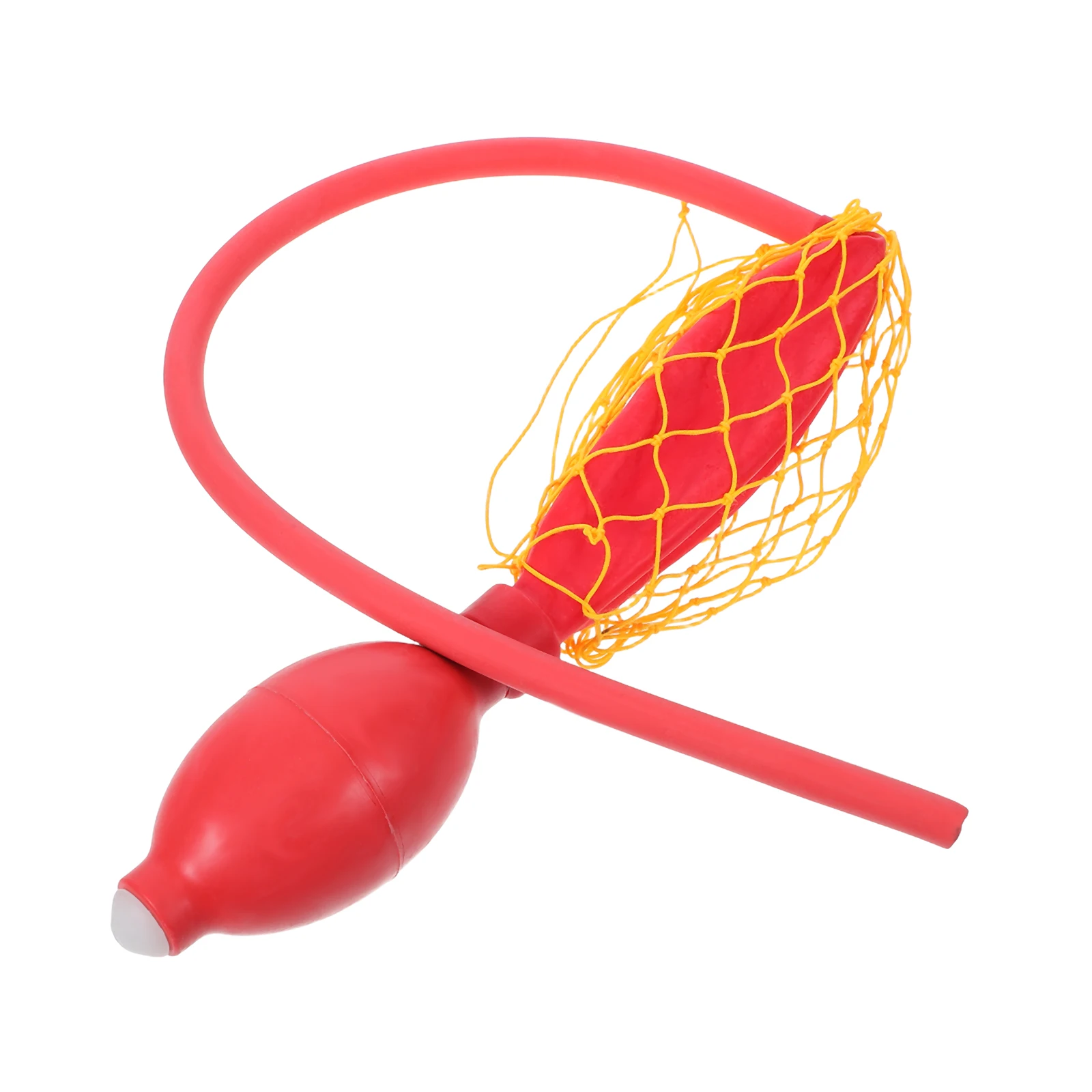 Ballooning Inflation Bulb for Syringe Air Valve Squeeze Two Rubber Lab Double Bulbs Dual Pressure