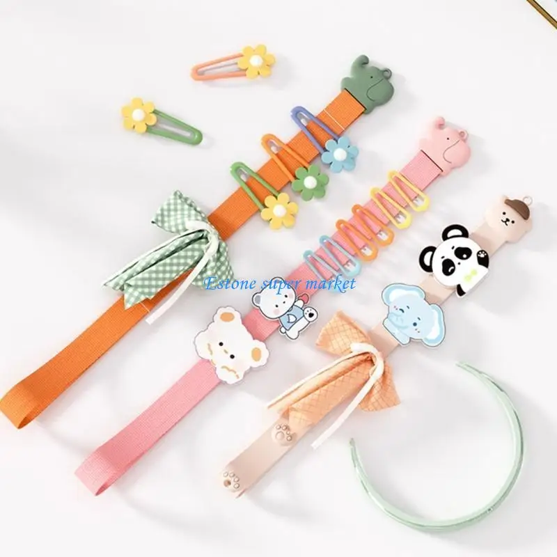 

090B Soft & Easy to Clean Organize Strap Hairband Storage Strap Hairband Hold Gift