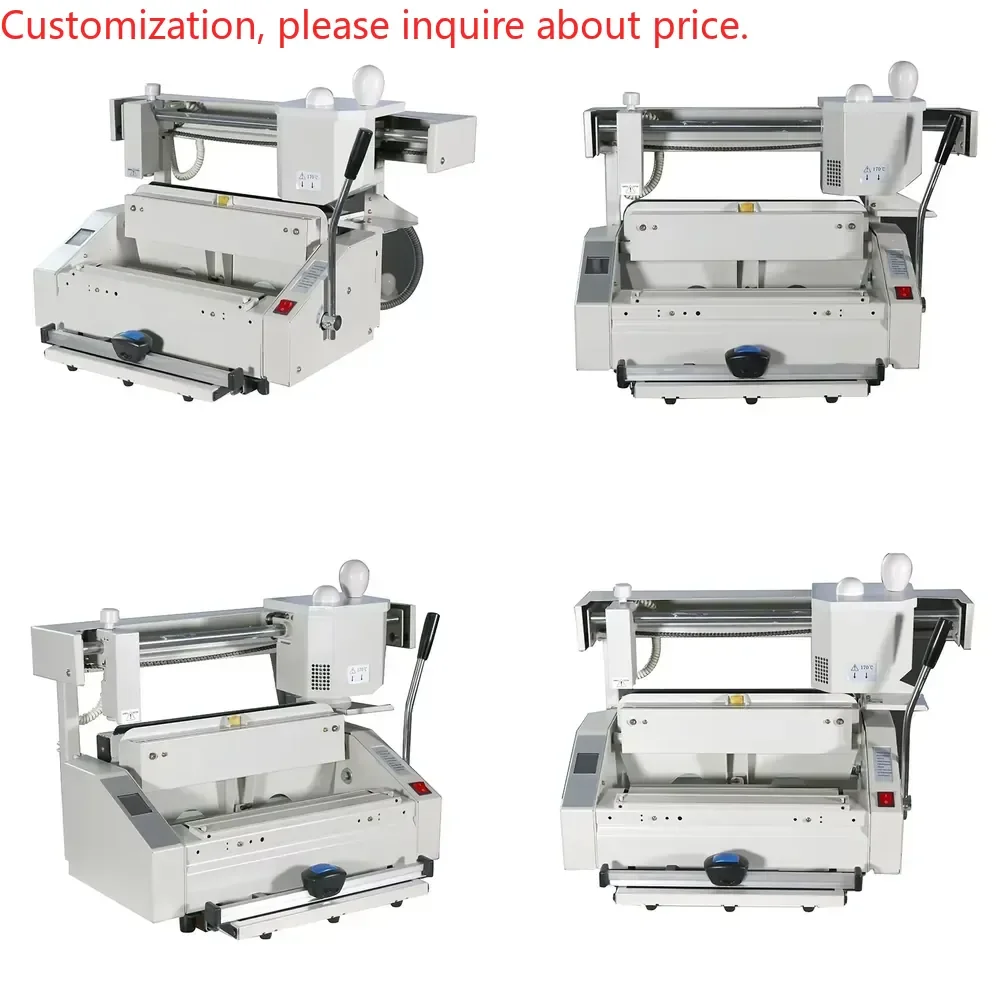 Hot Melt Glue Wireless Book Binding Machine With Creasing Machine for Book Cover