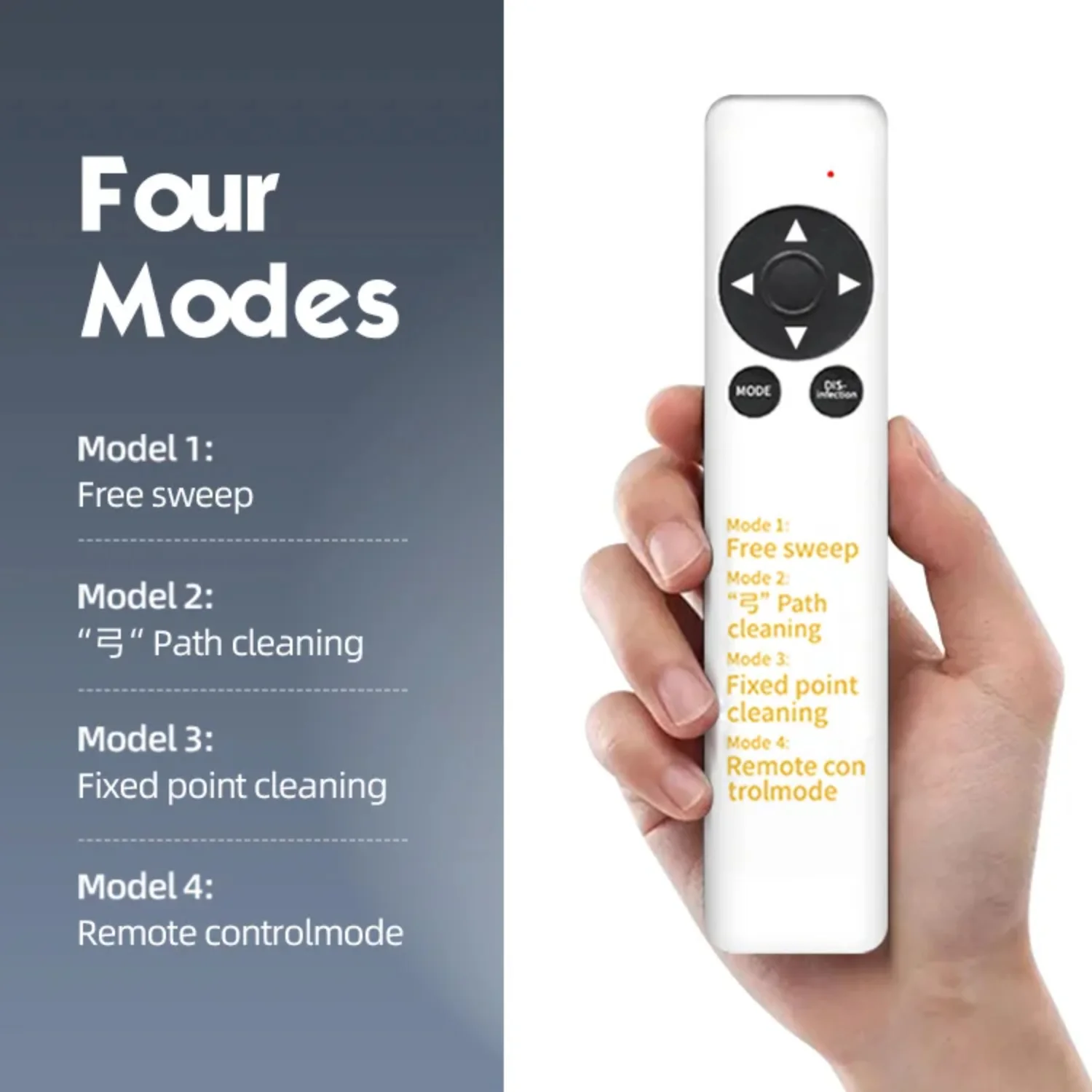 Бытовая перезаряжаемая умная автоматическая швабра для пола с резервуаром для воды, беспроводной радиоуправляемый робот-пылесос