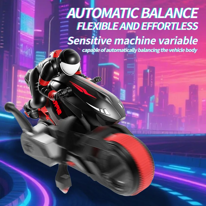 New Stunt Motorcycle 360 ° Rotation Remote Control Car High-Speed Drift Rc Racing Car Boy Toy Car Model Holiday Gift Toy