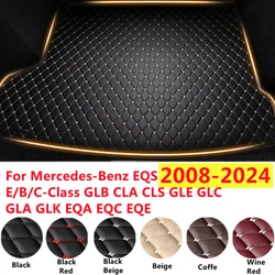 SJ XPE Leather Car Trunk Mats For Mercedes-Benz B/C/E-Class GLB CLA CLS GLE GLC GLA GLK EQA EQE EQC EQS Cargo Liner Boot Carpets