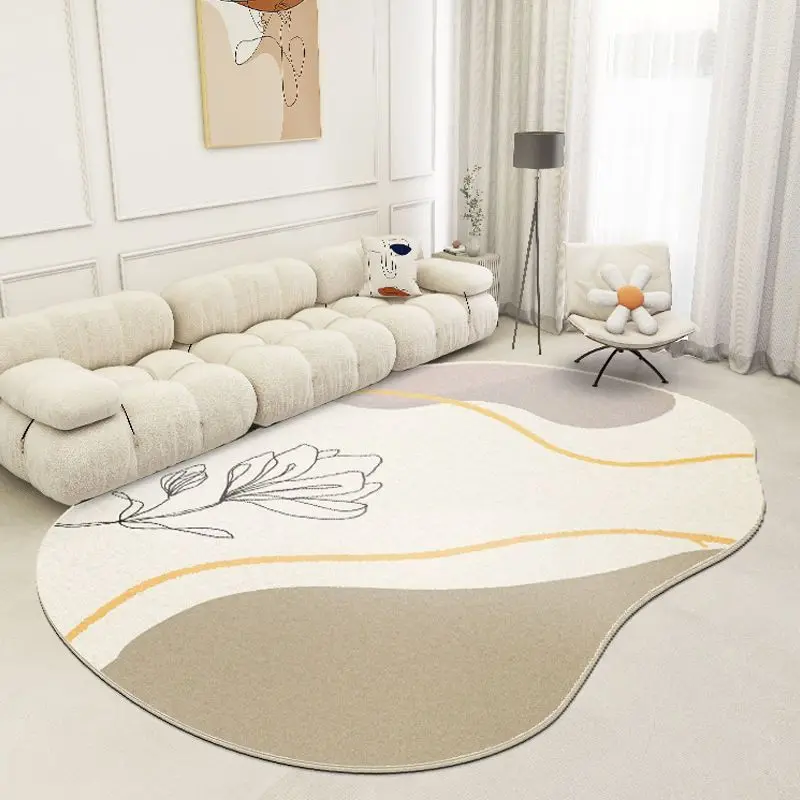 Modern Fresh Style Carpets Geometric Fashion Art Lambswool Large Area Rugs for Living Room Bedroom Bathroom Decoration Mat