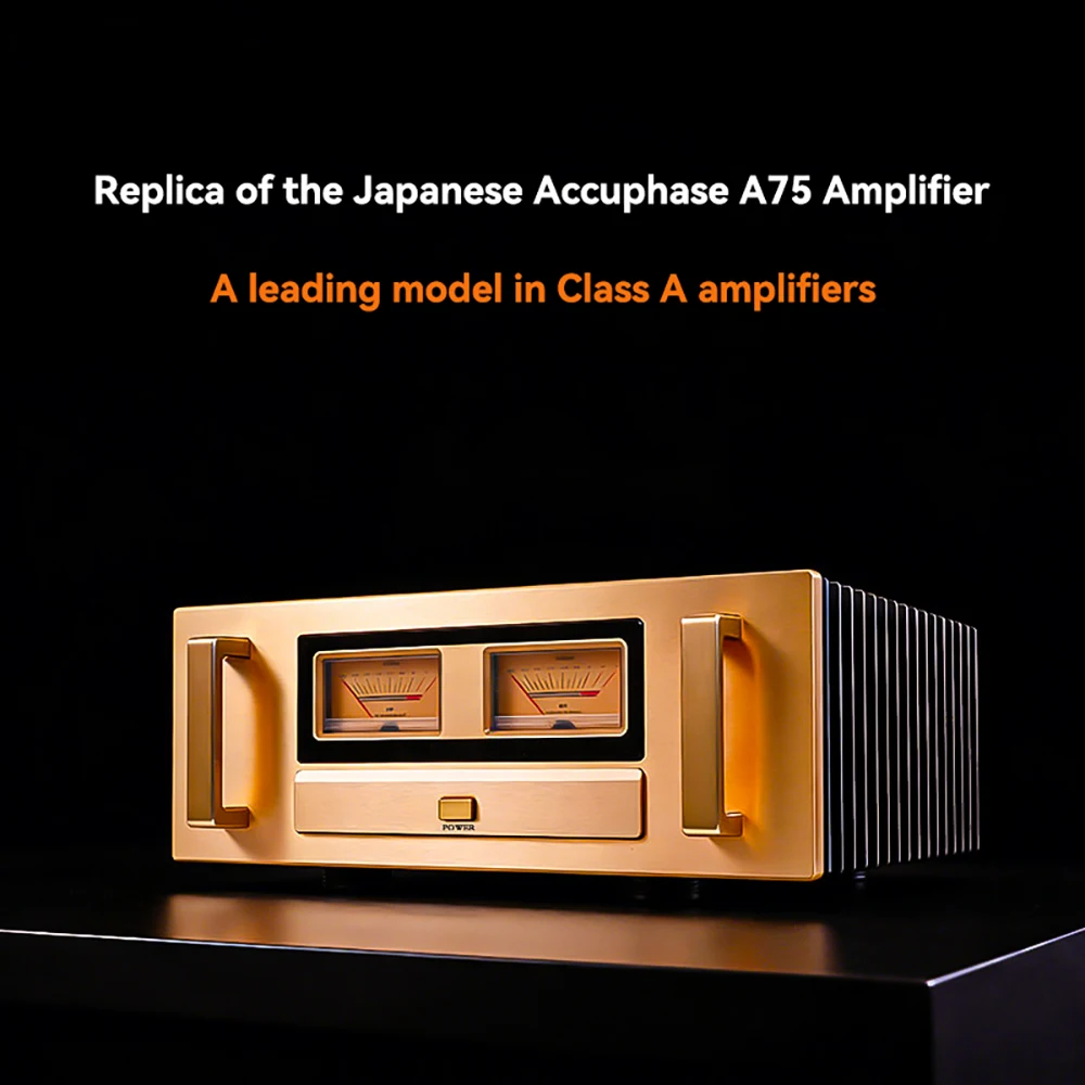 

Реплика усилителя мощности Accuphase A-75, 60 Вт*2, класс A, полностью симметричный, высококачественный домашний аудиоусилитель