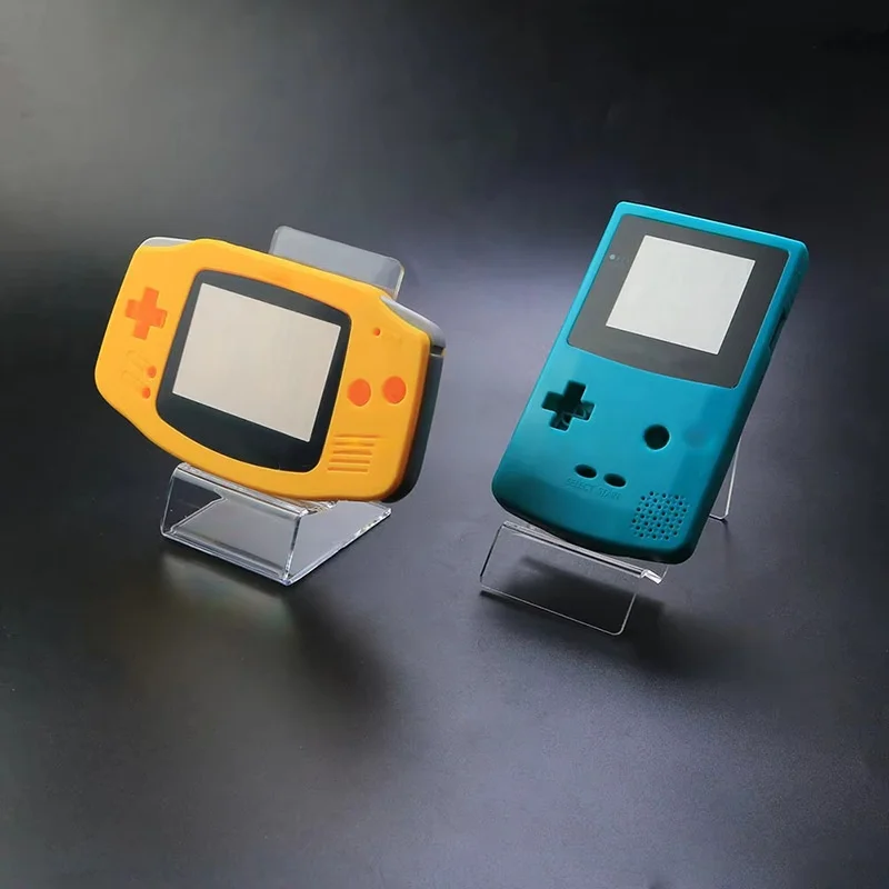 Soporte para Consola de Juegos Gameboy GB GBC GBA GBP PSP NDS PSV PSvita, Soporte de Exhibición de Escritorio, Base de Acrílico Transparente