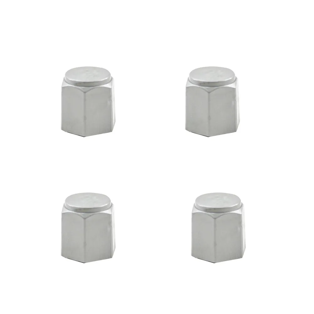 

Original Equipment Manufacturer Tire Pressure Valve Cap Set of 4 for Lexus CT200h ES350 LX570 RX350 IS350 Silver