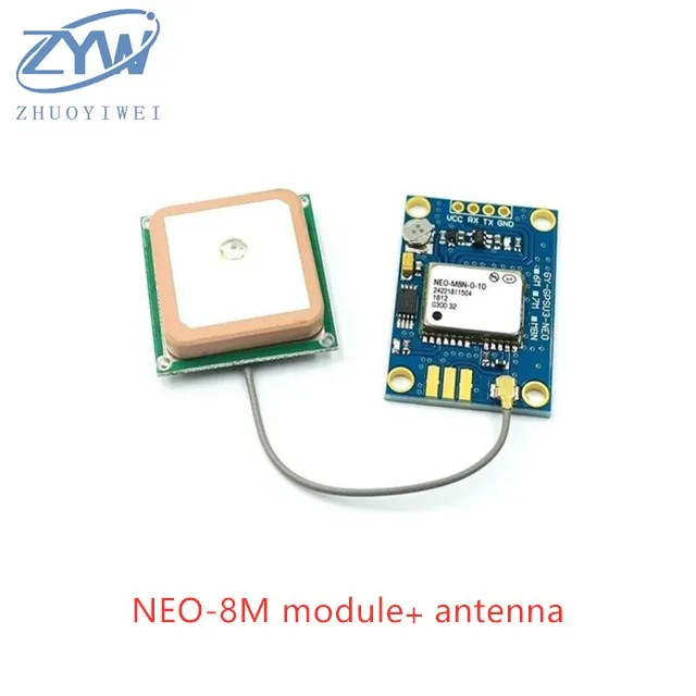 Imagem -04 - Módulo Gps de Controle de Voo com Antena Neo7m000 Mwc Gy-neo6m F7m 8m v2 Eeprom Apm2.5 Controle de Voo