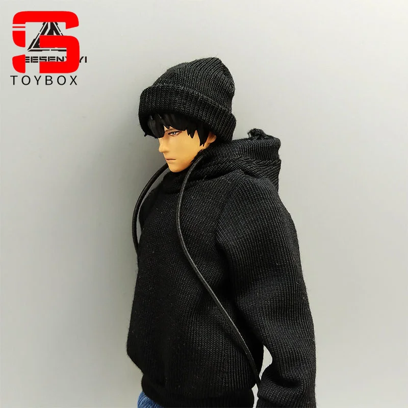 1/12 스케일 트렌디 콜드 모자 의류 액세서리 모델 맞는 6 ''남성 여성 군인 액션 피규어 바디 인형